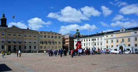 Der Gustav Adolfs Torg in Göteborg Der Gustav Adolfs Torg